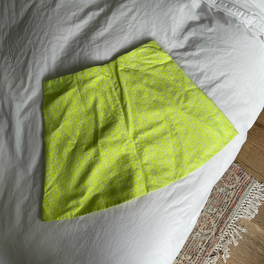 Yellow neon skirt